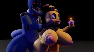Withered bonnie fucks toy chica