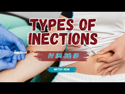 Why So Many Needles? 💉 The 4 Main Types of Injections Made Easy