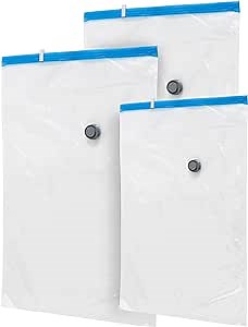 Honey-Can-Do VAC-02058 Vacuum Pack Combo, 3-Pack, Clear