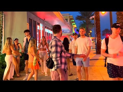 Spring Break 2023 | Fort Lauderdale Beach on Saturday Night