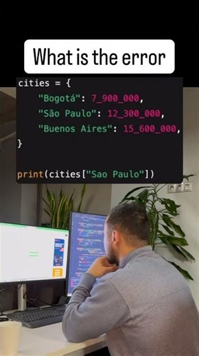 Find error in a code#webdevelopment #programming #trendingreels #freelancers #ai