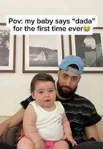 Her first word ever😭😭😭 | baby first words