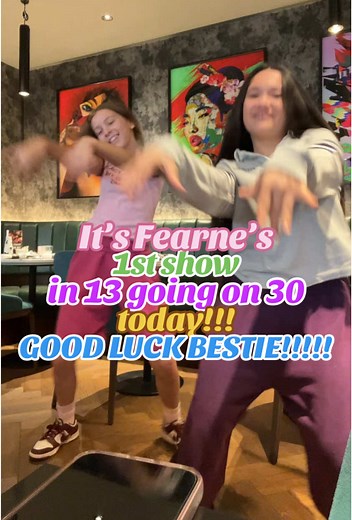 Good luck team 30!!! Team 13 will be cheering for you ❤️🥳 @𝐅𝐞𝐚𝐫𝐧𝐞 𝐱𝐱 #13goingon30 #childactors #fyp #dancetrend