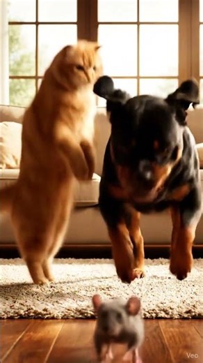 Angry Cat Slaps Dog in the Face Funny Pet Meme Shorts #cat #pets #funnycats #funnyanimals #cutecat