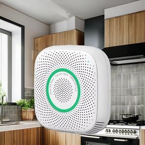 [Hot Item] Tuya APP Smart WiFi Gas Detector for Home Security, Kitchen Cooking Gas Leak Alarm Detector with Us/EU Plug