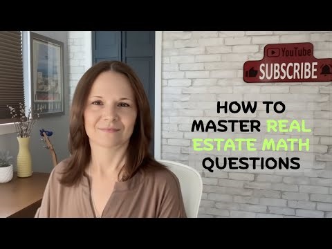 Real Estate MATH Prep by a STATE CERTIFIED REAL ESTATE TEACHER!