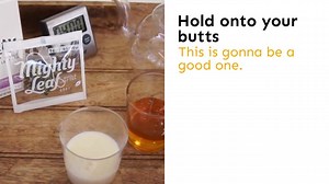 You'll go nuts for Almond Glee Tea Delight, created for us by Elizabeth at Barista Pro Shop, this is one chocolatey #tea latte. #thirstythursday | Mighty Leaf Tea