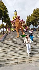 Buddha park Big Dinosaur Crossing and Attack and eating a Cute girl 😰🤣😭part 3