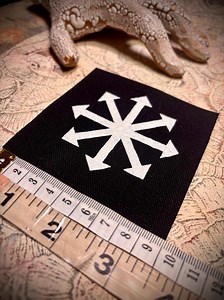 The Chaos Star Symbol Sew on Anarchist Punk Patch - Etsy