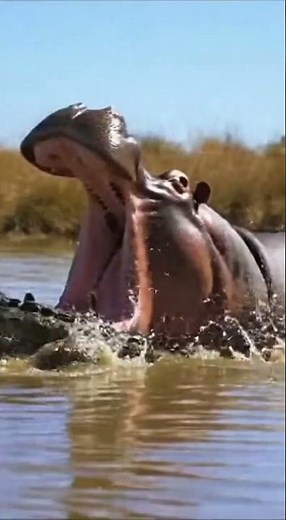 "River Rage: Hippo vs Alligator 🦛🐊",