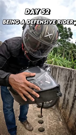 KLRider on Instagram: "Day 52: Being A Defensive Rider | How to improve side view inside helmet while riding motorcycle? Peripheral vision issue solution #motorcycle #defensiveriding #saferide #klrider"