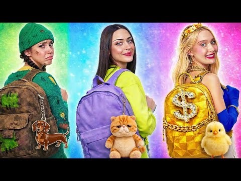 1⭐ vs 5⭐ Elev la școală! Transformarea școlii cu calificative mici vs calificative mari 📚✨