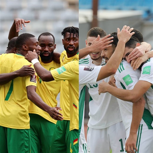 𝗘𝗬𝗘𝗦 𝗨𝗣 👀 Cameroon face Algeria in a heated #WCQ first leg third-round encounter 🤩 Who will score the first goal in the game? #WorldCup | TotalEnergies Africa Cup of Nations