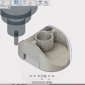 3.2K views · 71 reactions | Curious on how to machine a 3D Chamfer? Check out the ‘Contact Boundary Point’ File under CAM Samples in the Samples Folder! | Autodesk Fusion | Facebook