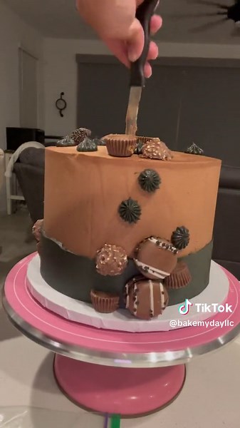 Delicious Marble Cake with Chocolate Mousse Filling