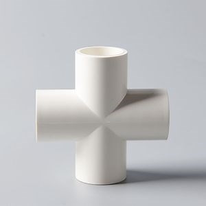 [Hot Item] ASTM D2466 Sch40 PVC Pipe Fitting Straight Equal Cross Joint