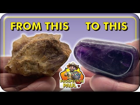 A Quick Guide to Tumble Polishing Amethyst.