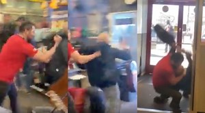 Guitar Center Employee Puts Thief In A Chokehold & Drags Him Out Of Store