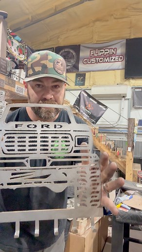 Unclaimed key rack’s available! Price range from $40-60 powder coated black, plus shipping, DM us if interested #keyrack #powdercoating #metalart #mancave #ford #mechanic #automotive | Flippin Customized