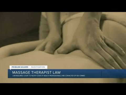 Problem Solvers Investigation results in new law keeping sex predators away from massage tables