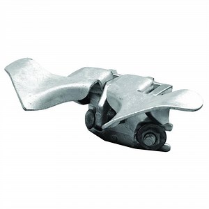 Reviews for Everbilt 2-3/8 in. x 1-3/8 in. Galvanized Steel Metal Chain Link Fence Butterfly Latch | Pg 1 - The Home Depot