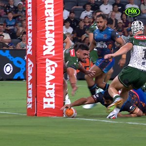 SHAQ MITCHELL! 💥 Could there be a more popular try-scorer! 🤩 📺 Watch #NRLAllStars on ch.502 or stream on Kayo: bit.ly/3CP1ud0 ✍️ BLOG bit.ly/3X0uUf3 🔢 MATCH CENTRE bit.ly/4gI2nSg | Fox League
