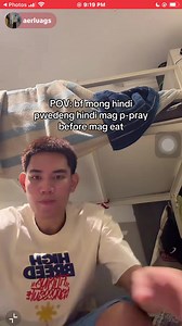 POV: Boyfriend na Kailangang Magpray Bago Kumain