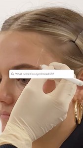 What is the Fox Eye Thread Lift? A Fox Eye Thread Lift is a non-surgical solution to lifting the end of your eyebrow! Book your consultation today with one of our Cosmetic Nurses to see if this treatment is right for you. Link in our bio. | Results Laser Clinic