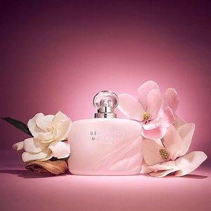 NEW Beautiful Magnolia Fleur Eau de Parfum by Estée Lauder. A sensual blend that blooms with optimistic notes of lush Magnolia, solar Gardenia and serene Cedarwood. | Macy's