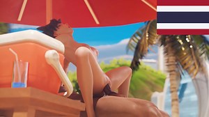 Overwatch - Tracer on Lifeguard Duty [Kreamu] [Sub-Thai]