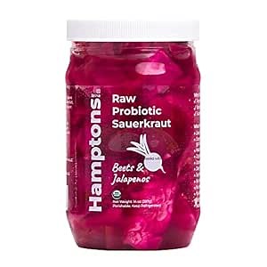 Sauerkraut Spicy: raw fermented organic kraut, unpasteurized, dairy- and gluten-free