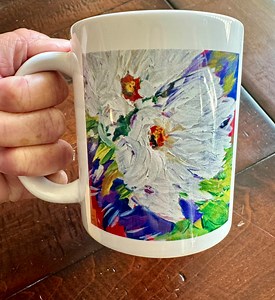 Floral Print Coffee Mug - Etsy