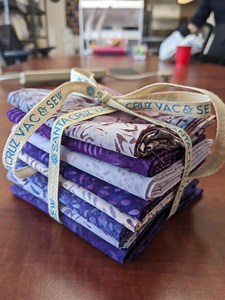 Purple Rain Batik Fat Quarter Bundle - Etsy UK
