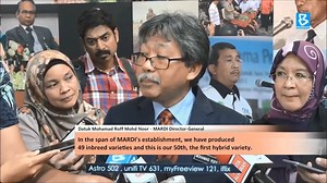 #BernamaNews : The first hybrid padi developed by the Malaysian Agricultural Research and Development Institute (MARDI) has been named Kadaria 1. | Bernama TV | Facebook