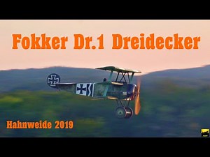 Fokker Dr1 Dreidecker - Mikael Carlson - Hahnweide 2019