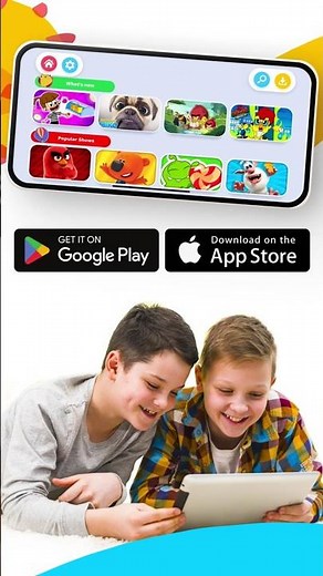 ✨ Regardez des dessins animés à tout moment ! 📺 Téléchargez l’application pour enfants maintenant! 🎉