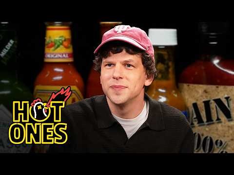 Jesse Eisenberg Defies Doctor's Orders While Eating Spicy Wings | Hot Ones