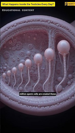 What Happens Inside the Testicles Every Day? (100 Million Sperm 😳)