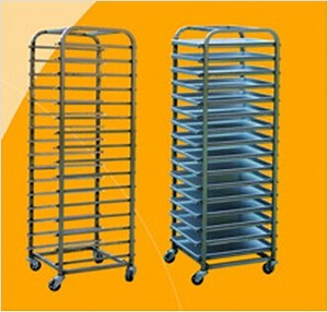 [Hot Item] Stainless Steel Bakery Pizza Racks Pizza Baking Trolley