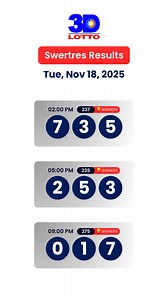 📢 PCSO Swertres, and EZ2 Winning Numbers for November 18, 2025 | PCSO Lotto Results