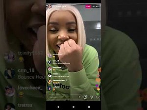 LightskinKeisha twerking on live