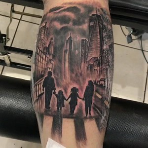 New York City tattoo done by Poum today | Distinkt Tattoos