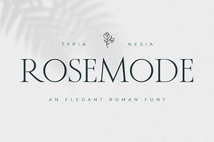 Rosemode - Roman Serif, a Serif Font by Typia Nesia