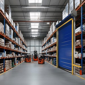 [Hot Item] Industrial PVC Fabric Insulated Freezer Room Roller Doors High Speed Door PVC Door Roller Shutter Door Cold Storage Door Cold Room