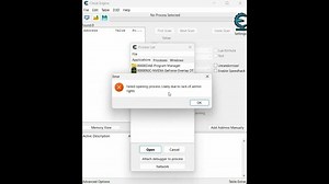 Fix Problem Cheat Engine 2025 | failed opening process. likely due to lack of admin rights...