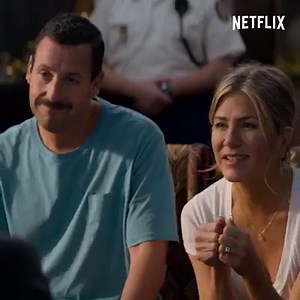 On a long-awaited trip to Europe, a New York City cop and his hairdresser wife scramble to solve a baffling murder aboard a billionaire's yacht. | Netflix