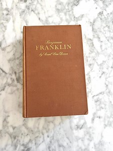 Benjamin Franklin Biographie von carl van doren 1.Auflage 1938, antikes Buch Geschenk - Etsy.de