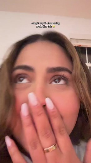 401_my aunts face when she saw her socks😂 she was shook😭 #theaguilars #sister #relatable | Natalie and The Aguilars