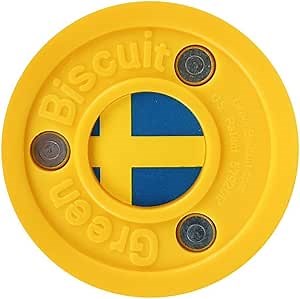 Green Biscuit Olympic"Flag" Puck (Sweden)
