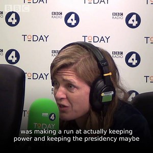 "The one thing that was going to offend them sufficiently to do something about it was Grace, the First Lady making a power grab..." Former US ambassador to the UN Samantha Power says actions by Grace Mugabe may be behind Zimbabwean Army's actions. | The Today Programme